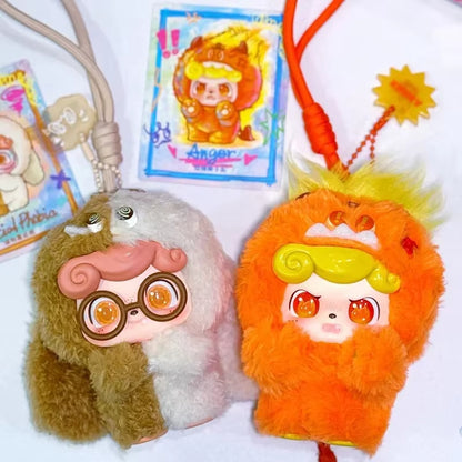 JOTOYS Q.KID Emotional Hairy Monsters Series Plush Blind Box