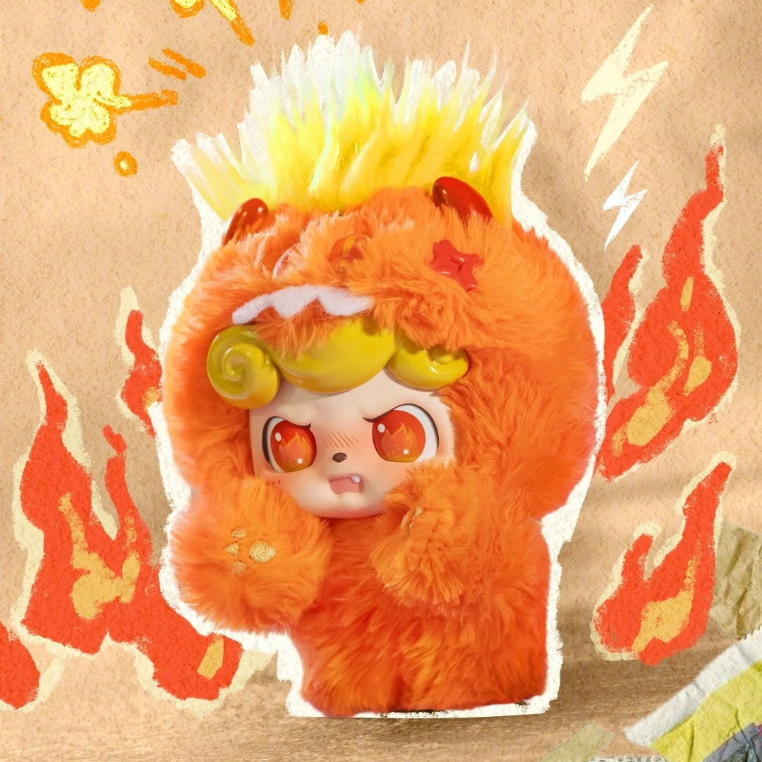 JOTOYS Q.KID Emotional Hairy Monsters Series Plush Blind Box