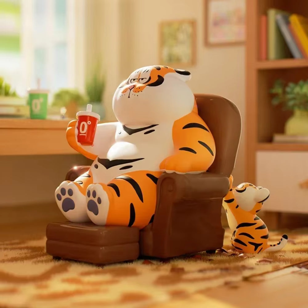 I Am Not Fat Tiger Loving Father Faithful Son Series Blind Box