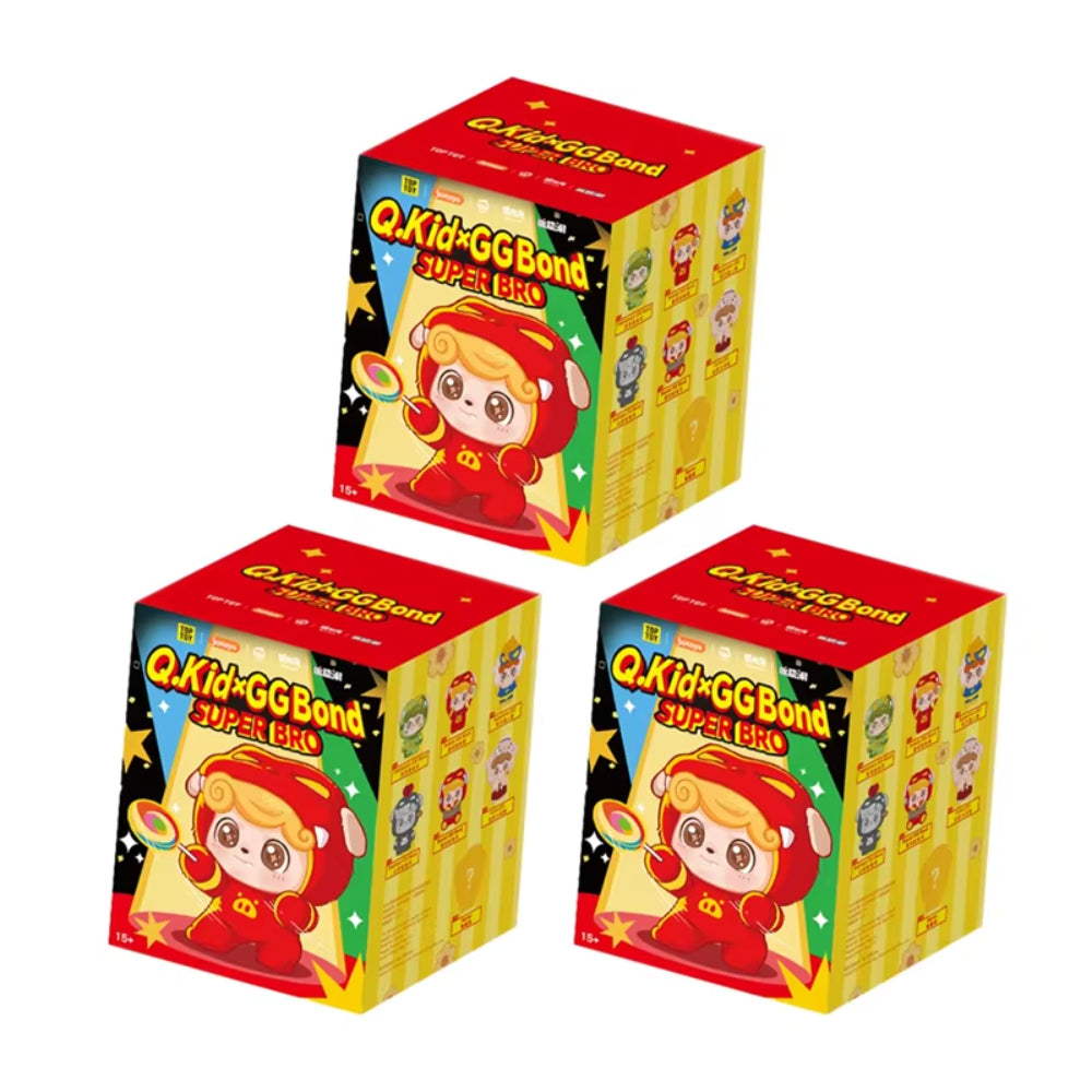 Q.Kid x GGBond Super Bro Series Plush Blind Box (Shipped in Oct./Nov. 2025)