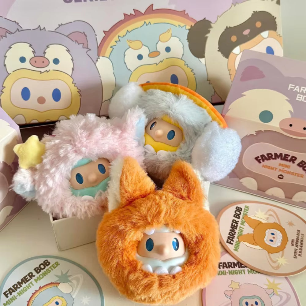 FARMER BOB MINI-NIGHT MONSTER SERIES Vinyl Plush Blind Box