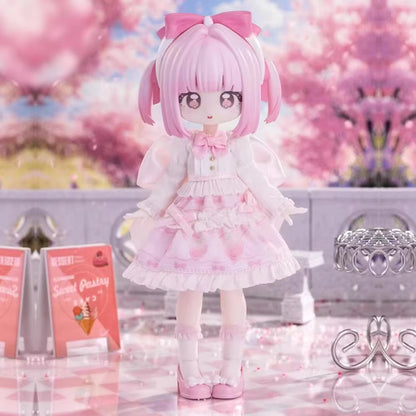 Moowooart Sugar 100% Series Bjd Action Figure Blind Box